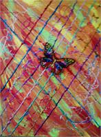 Modern Abstract Butterfly As Framed Poster