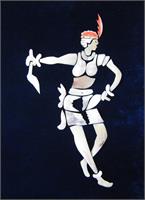 Atilogwu Dancer As Framed Poster