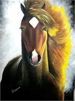 Oil Paint horse