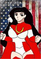 Ultra_girl__an_american_heroine Full Color With Background As Framed Poster