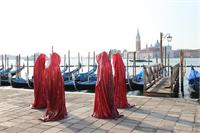 Contemporary Art Biennale Show Project Venice Public Art Illuminations Manfred Kielnhofer Sculpture Statue