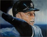 Derek Jeter Retired Yankee Shortstop As Framed Poster