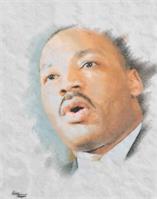 MLK Jr. I Have A Draem As Framed Poster