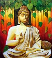 Buddha The Enlightened One As Framed Poster