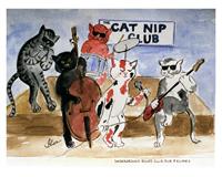 Catnip Club As Framed Poster