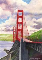 Golden Gate Bridge As Framed Poster