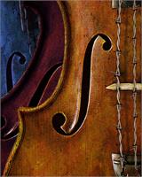 Violin Composition As Framed Poster