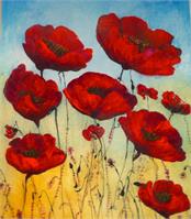 Big Poppies As Framed Poster