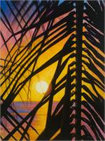 Key West Sunset As Framed Poster