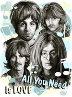 All You Need Is Love As Framed Poster