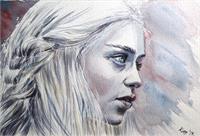 Game Of Thrones * EMILIA CLARKE * As Framed Poster