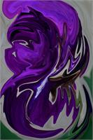 Purple Iris Abstract2