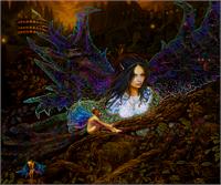Queen Of Fairies As Framed Poster