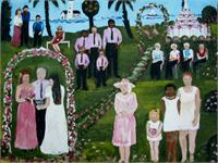 Primitive South Florida Wedding As Framed Poster