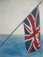Union Jack At Sea