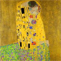 Gustav Klimt The Kiss As Framed Poster
