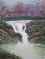 Tiny Waterfall As Framed Poster