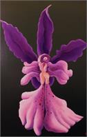 Angel Orchid As Greeting Card
