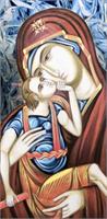 Madonna & Child Icon As Framed Poster
