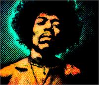 Hendrix As Framed Poster