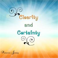 Clearity And Certainty As Framed Poster