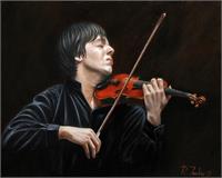 Violinist As Calendar