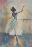 Ballerina As Framed Poster