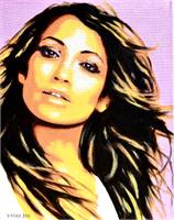 Jennifer Lopez As Framed Poster