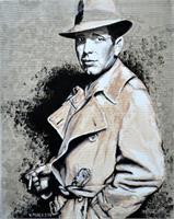 Humphrey Bogart As Framed Poster
