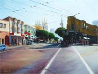 Stockton Street San Francisco, Ca. As Framed Poster