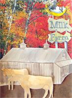 Milk Farm As Framed Poster