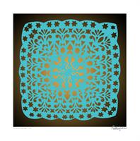 Moroccan Tablecloth As Framed Poster