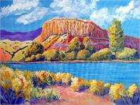 Ghost Ranch Canyon As Framed Poster
