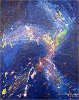 Dancing Nebula As Framed Poster
