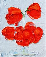 15 Poppies Oil On Canvas 50 40 2006