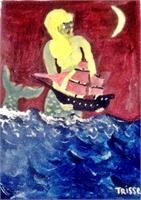The Mermaid As Framed Poster