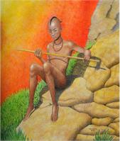 Himba Omu-atje As Framed Poster
