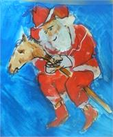 Santa As Greeting Card