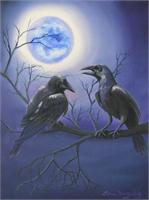 Raven's Moon As Framed Poster