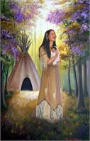 Native American Mother And Child As Framed Poster