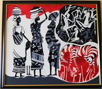 African Decorative As Framed Poster