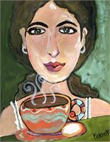 Coffee Diva As Framed Poster