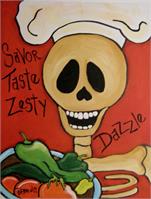 Dazzle Chef As Framed Poster