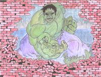 The Hulk As Framed Poster