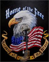 Home Of The Free As Framed Poster