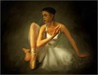 Ballerina As Framed Poster