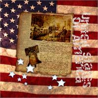 Birthday Of America As Greeting Card
