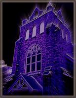 Dark Church As Framed Poster