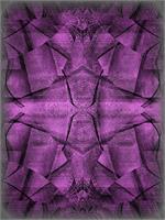 Purple Diamond As Framed Poster