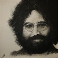 Jerry Garcia 1969 As Framed Poster